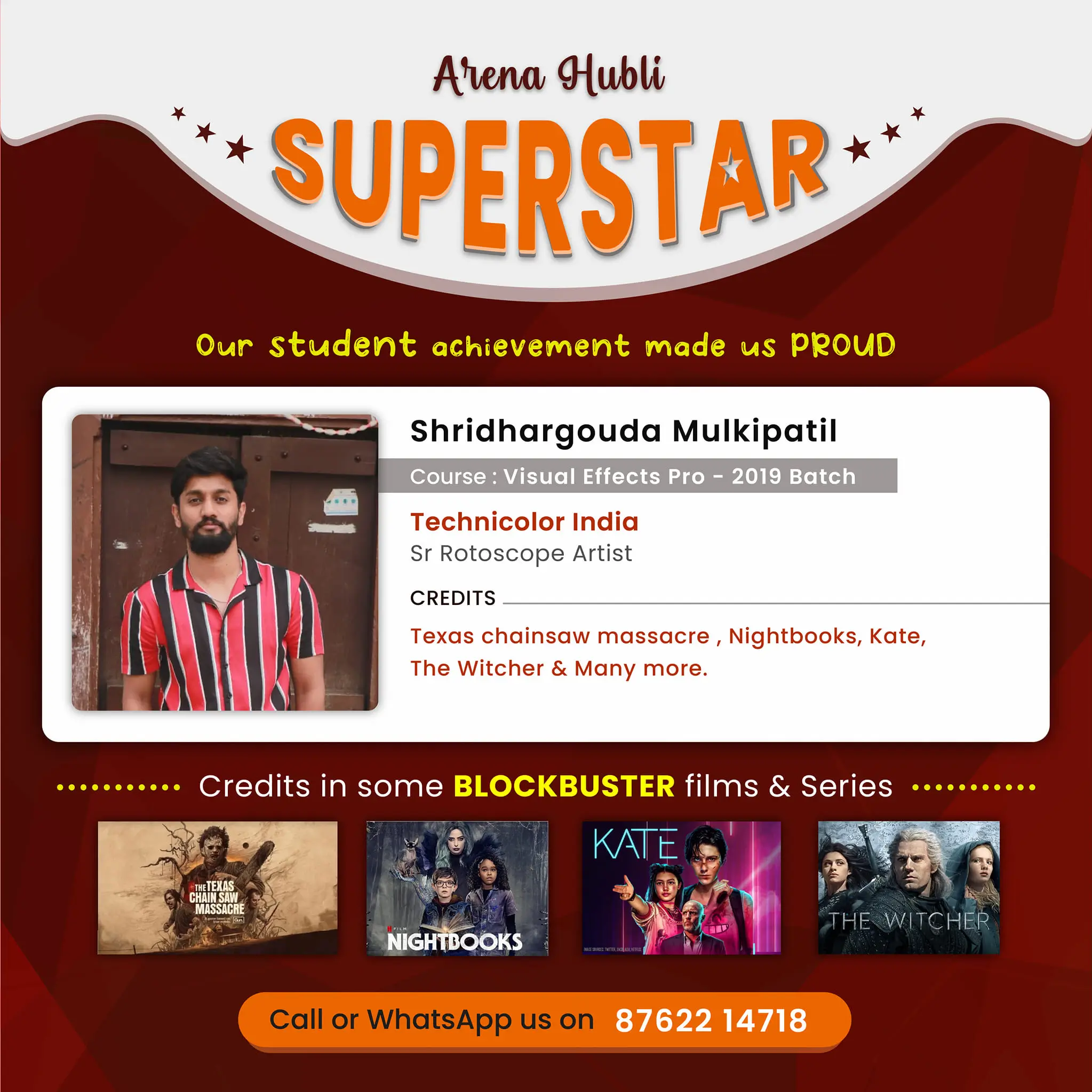 arena animation hubli superstar siddu